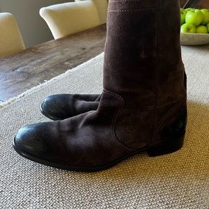 Cole Haan Dark Brown Leather Boots 10.5